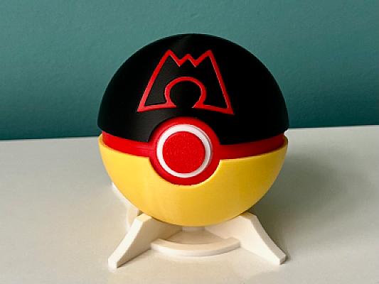 Team Magma Ball - Pokemon - Pokeball Functional - MULTIPART - NO AMS VERSION