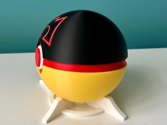 Team Magma Ball - Pokemon - Pokeball Functional - MULTIPART - NO AMS VERSION