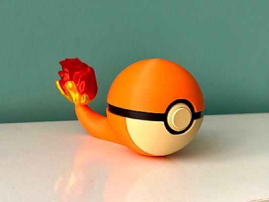 Charmander Ball - Pokemon - Pokeball Functional