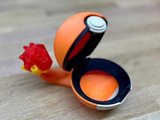 Charmander Ball - Pokemon - Pokeball Functional