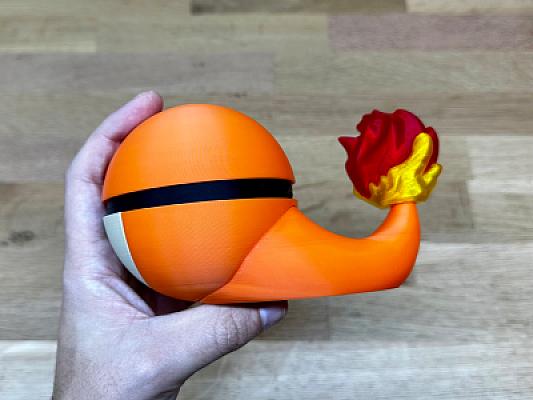 Charmander Ball - Pokemon - Pokeball Functional