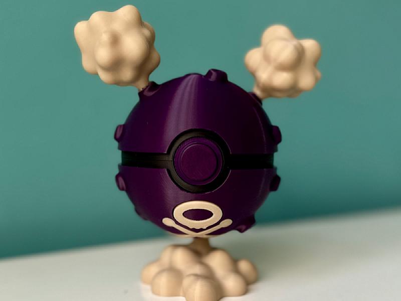 Koffing Ball - Pokemon - Pokeball Functional