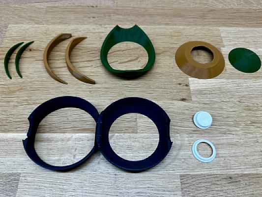 Nest Ball - Pokemon - Pokeball Functional - AMS TOP LID VERSION