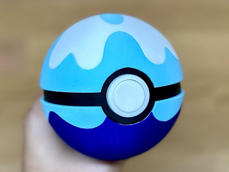 Dive Ball - Pokemon - Pokeball Functional - MULTIPART - NO AMS VERSION