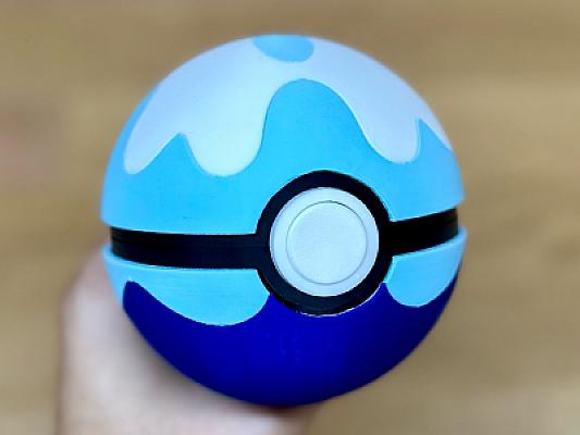 Dive Ball - Pokemon - Pokeball Functional - MULTIPART - NO AMS VERSION