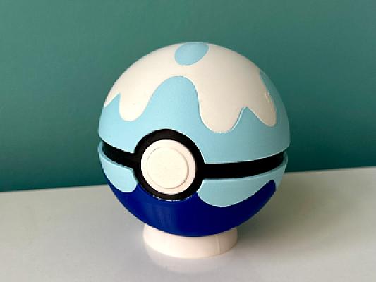 Dive Ball - Pokemon - Pokeball Functional - MULTIPART - NO AMS VERSION