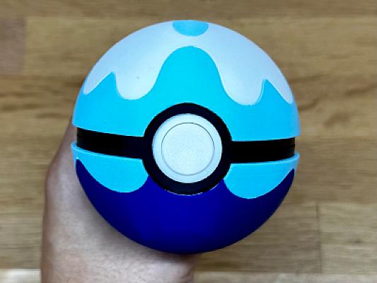 Dive Ball - Pokemon - Pokeball Functional - MULTIPART - NO AMS VERSION