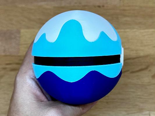 Dive Ball - Pokemon - Pokeball Functional - MULTIPART - NO AMS VERSION