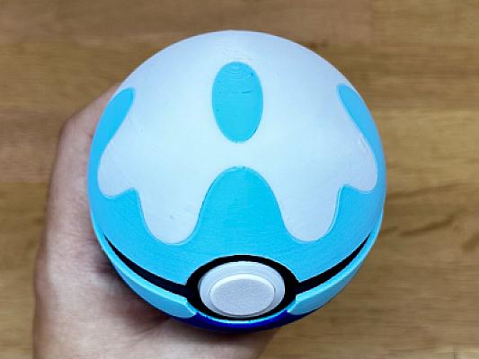 Dive Ball - Pokemon - Pokeball Functional - MULTIPART - NO AMS VERSION