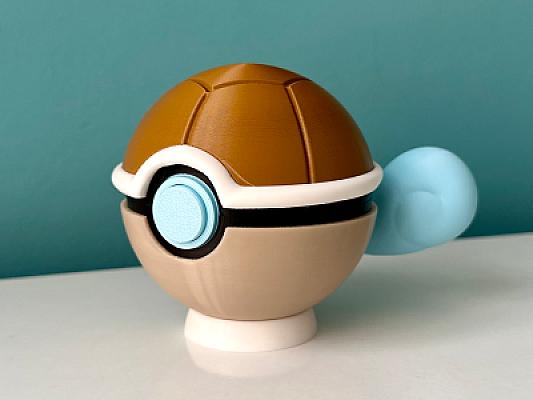 Squirtle Ball - Pokemon - Pokeball Functional