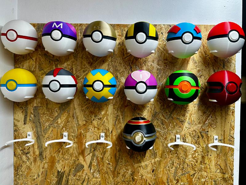 Pokeball Wall Mount