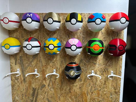 Pokeball Wall Mount