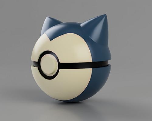 Snorlax Ball - Pokemon - Pokeball Functional