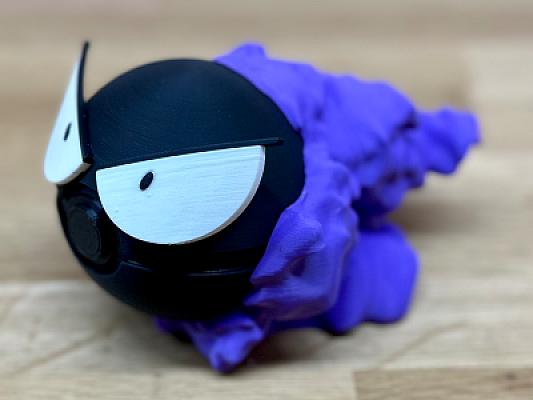 Gastly Ball - Pokemon - Pokeball Functional