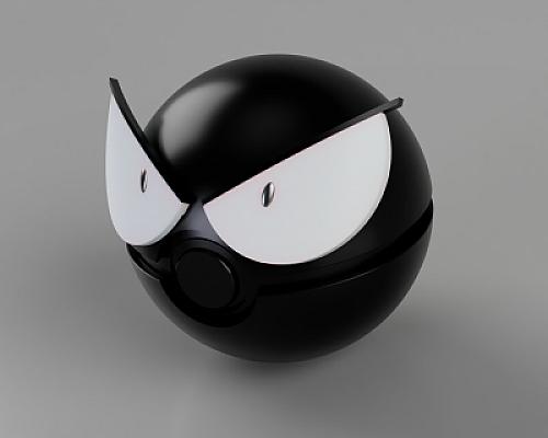 Gastly Ball - Pokemon - Pokeball Functional