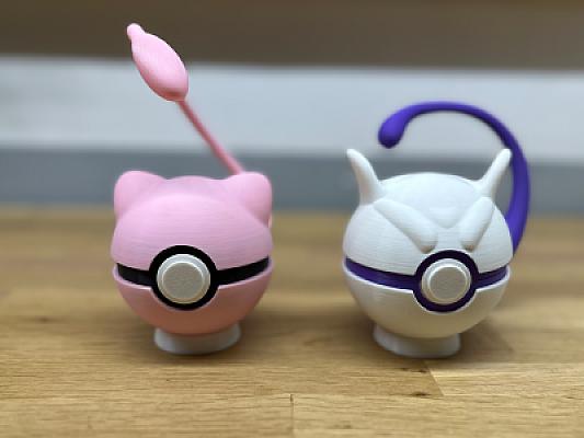 Mewtwo Ball - Pokemon - Pokeball Functional