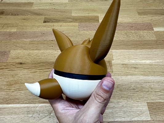 Eevee Ball - Pokemon - Pokeball Functional