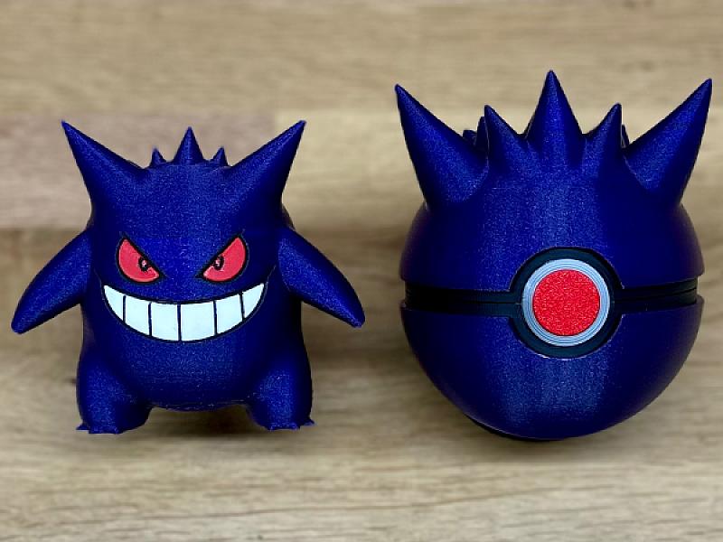 Gengar Ball - Pokemon - Pokeball Functional