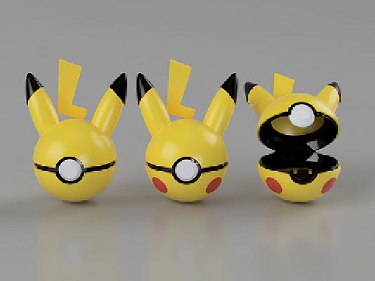 Pikachu Ball - Pokeball Functional