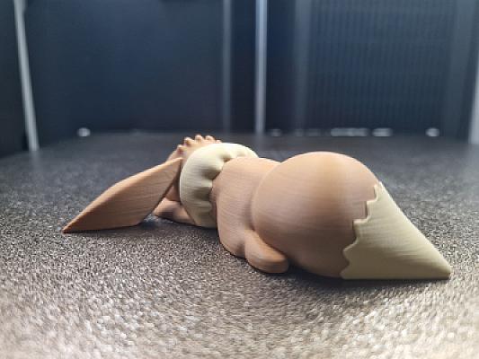 Sleeping Eevee Figurine