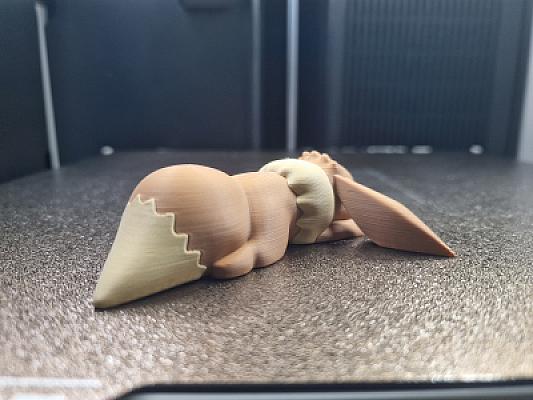 Sleeping Eevee Figurine