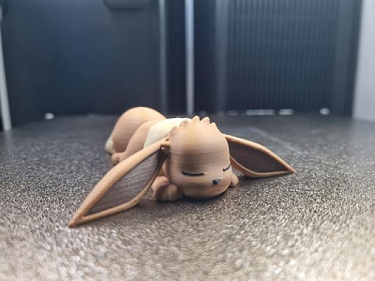 Sleeping Eevee Figurine