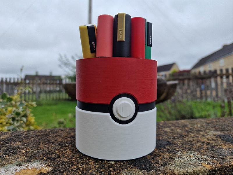 Pokeball Pencil Cup