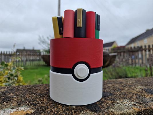 Pokeball Pencil Cup
