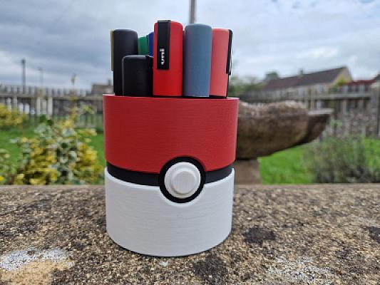 Pokeball Pencil Cup