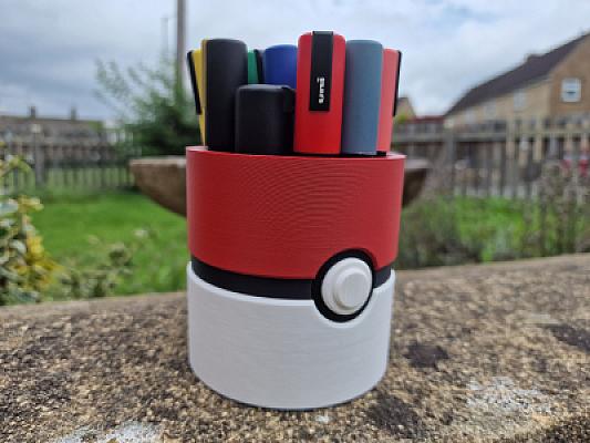 Pokeball Pencil Cup