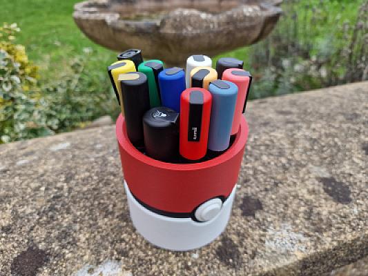 Pokeball Pencil Cup