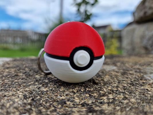 Pokeball Keychain Fidget