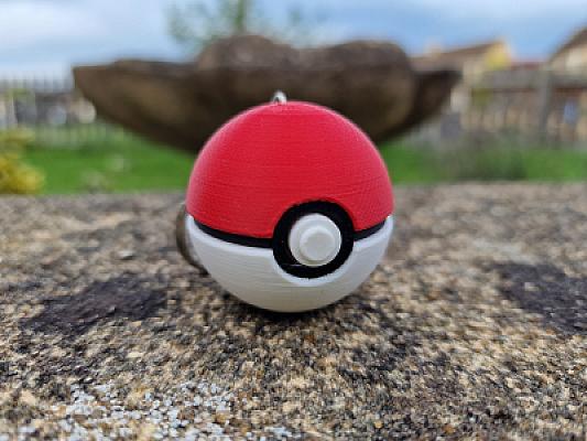Pokeball Keychain Fidget