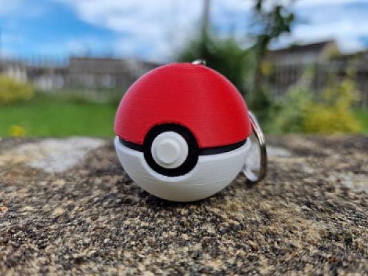 Pokeball Keychain Fidget