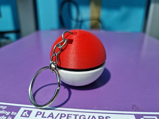Pokeball Keychain Fidget