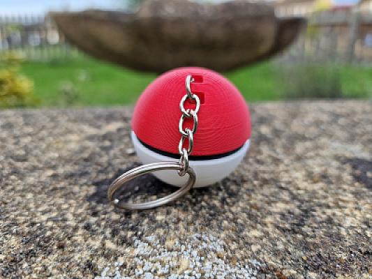 Pokeball Keychain Fidget