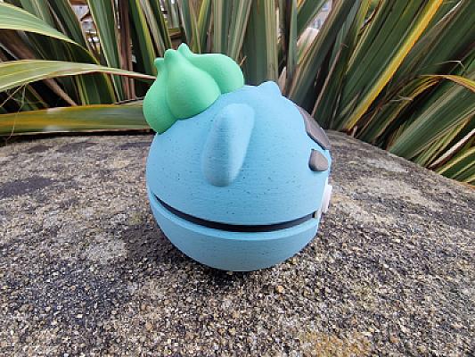 Bulbasaur Pokeball (Alt Bulb Added) - V2 0.2mm layer, 2 walls, 10% infill