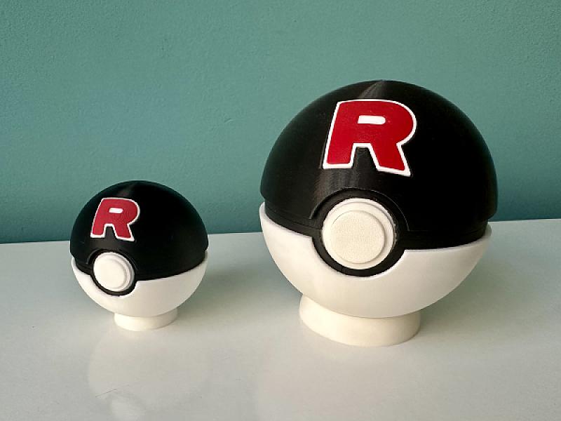 Mini Team Rocket Pokeball